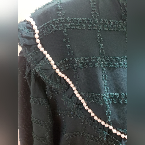 ALICEBLUE Green Top with Faux Pearl Size 3X NWT - Picture 7 of 13